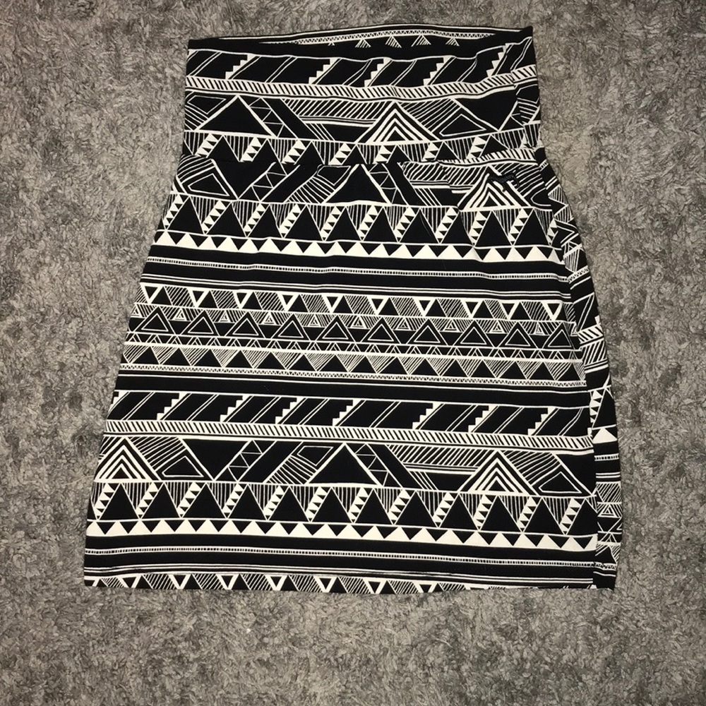 PINK tribal mini skirt